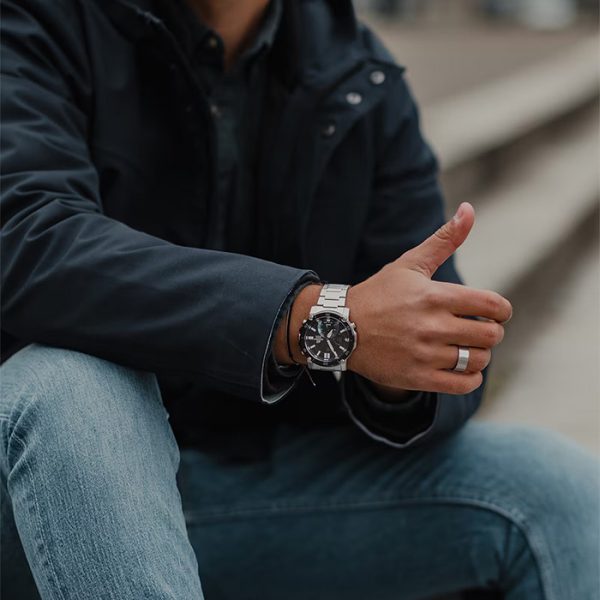 ساعت مچی مردانه EDIFICE کاسیو مدل CASIO-ECB-20DB-1ADF