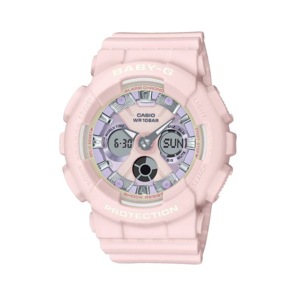 ساعت مچی زنانه BABY-G کاسیو مدل CASIO BA-130WP-4A