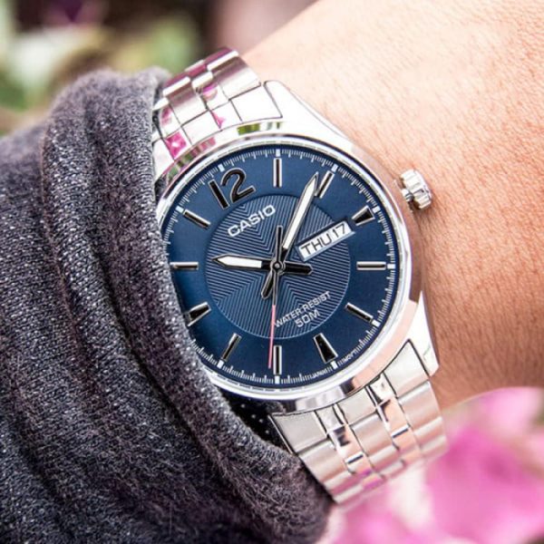 ساعت مچی مردانه کاسیو مدل CASIO-MTP-1335D-2A