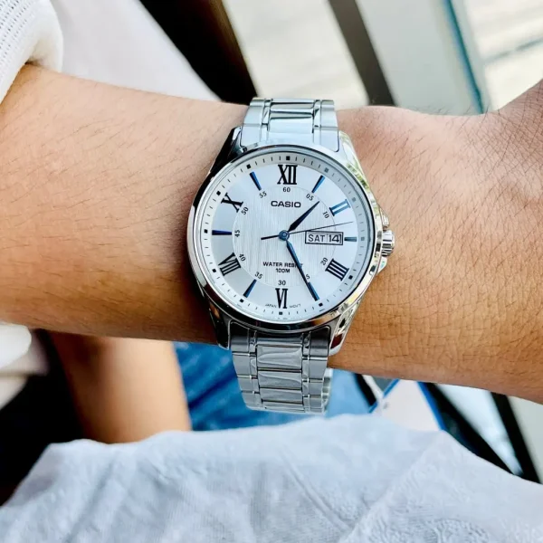 ساعت مچی مردانه کاسیو مدل CASIO-MTP-1384D-7A2