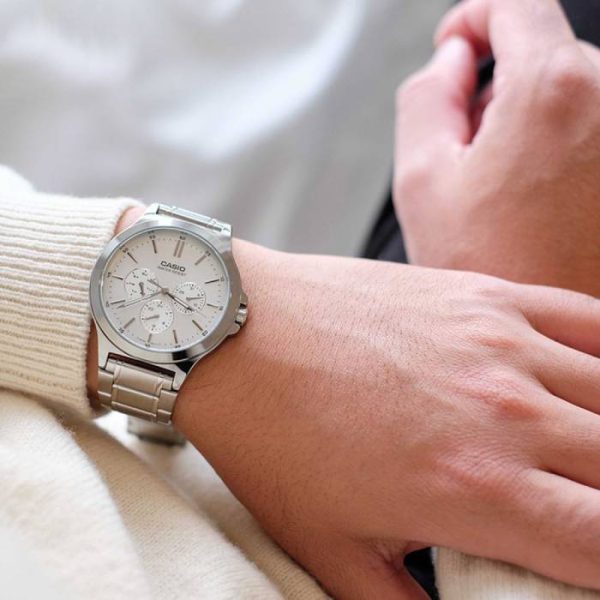 ساعت مچی مردانه کاسیو مدل CASIO-MTP-V300D-7A