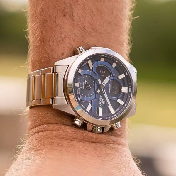 ساعت مردانه Edifice مدل CASIO -ECB-30D-2ADF