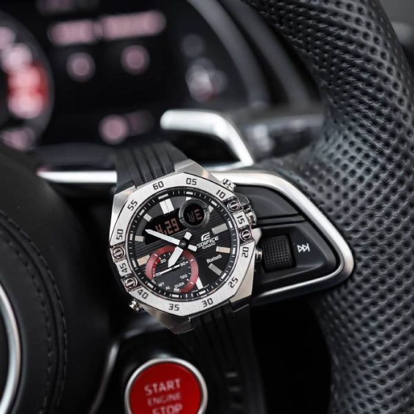 ساعت مچی مردانه EDIFICE کاسیو مدل CASIO-ECB-10P-1A