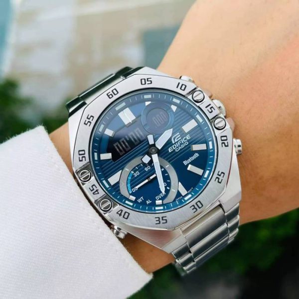 ساعت مچی مردانه EDIFICE کاسیو مدل CASIO-ECB-10D-2A