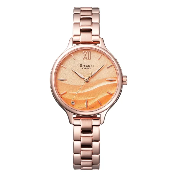 ساعت مچی زنانه شین کاسیو مدل SHEEN SHE-4550PG-4AUDF