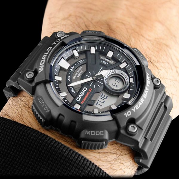 ساعت مچی مردانه کاسیو مدل CASIO-AEQ-110W-1A