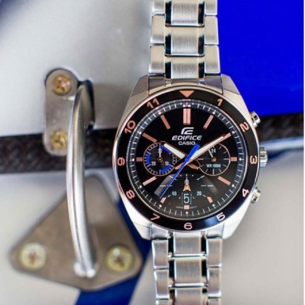 ساعت مچی مردانه EDIFICE کاسیو مدل CASIO-EFV-590D-1A