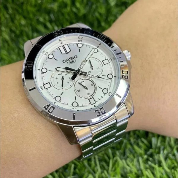 ساعت مچی مردانه کاسیو مدل CASIO-MTP-VD300D-7E