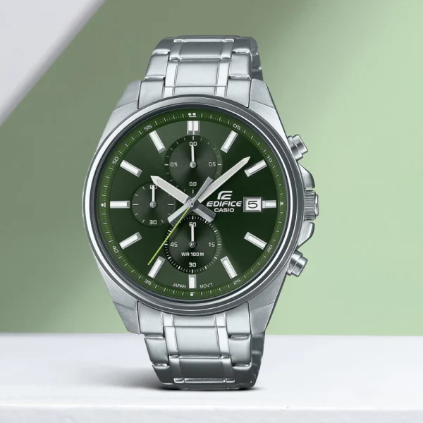 ساعت مچی مردانه EDIFICE کاسیو مدل CASIO-EFV-610D-3CVUDF