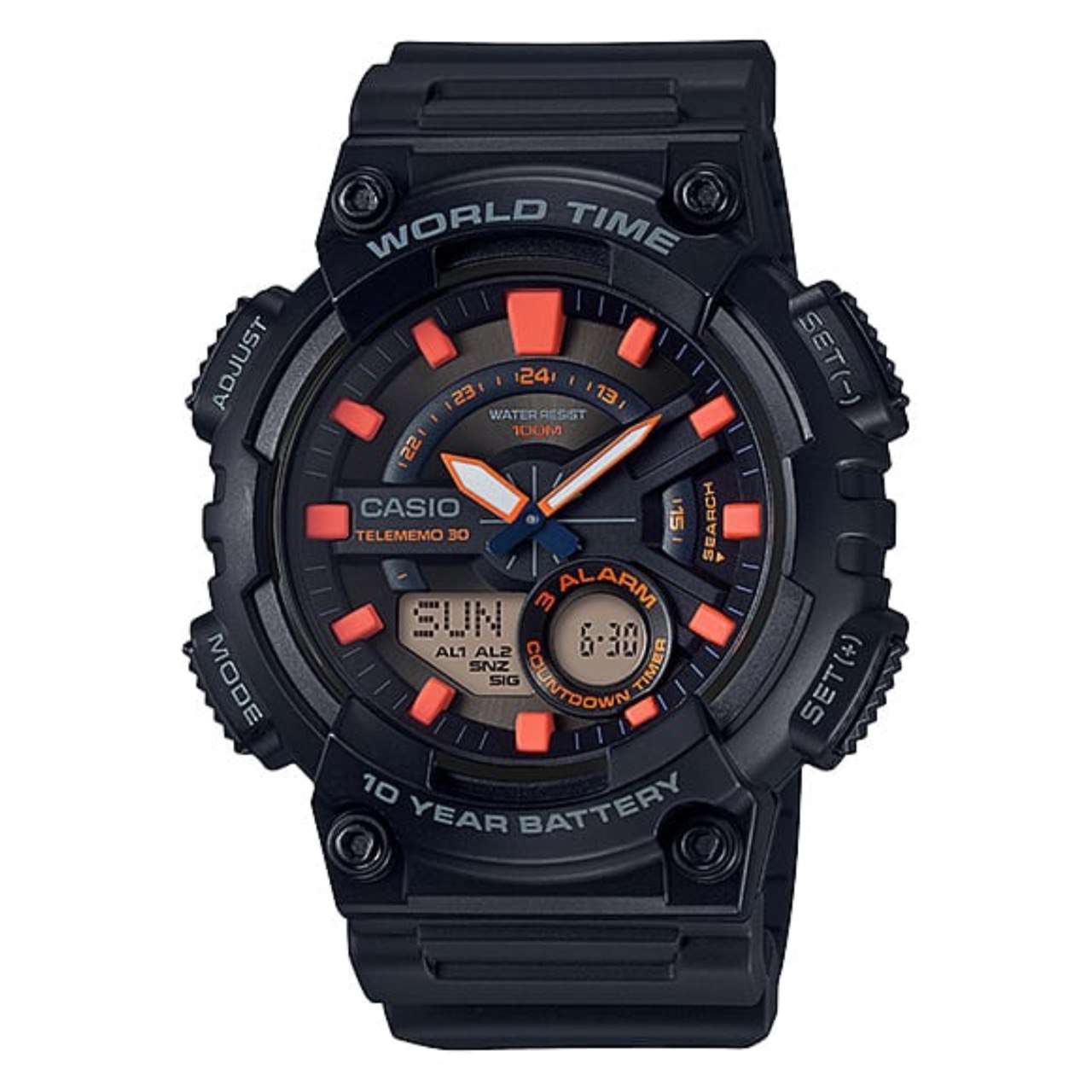 ساعت مچی مردانه کاسیو مدل CASIO-AEQ-110W-1A2