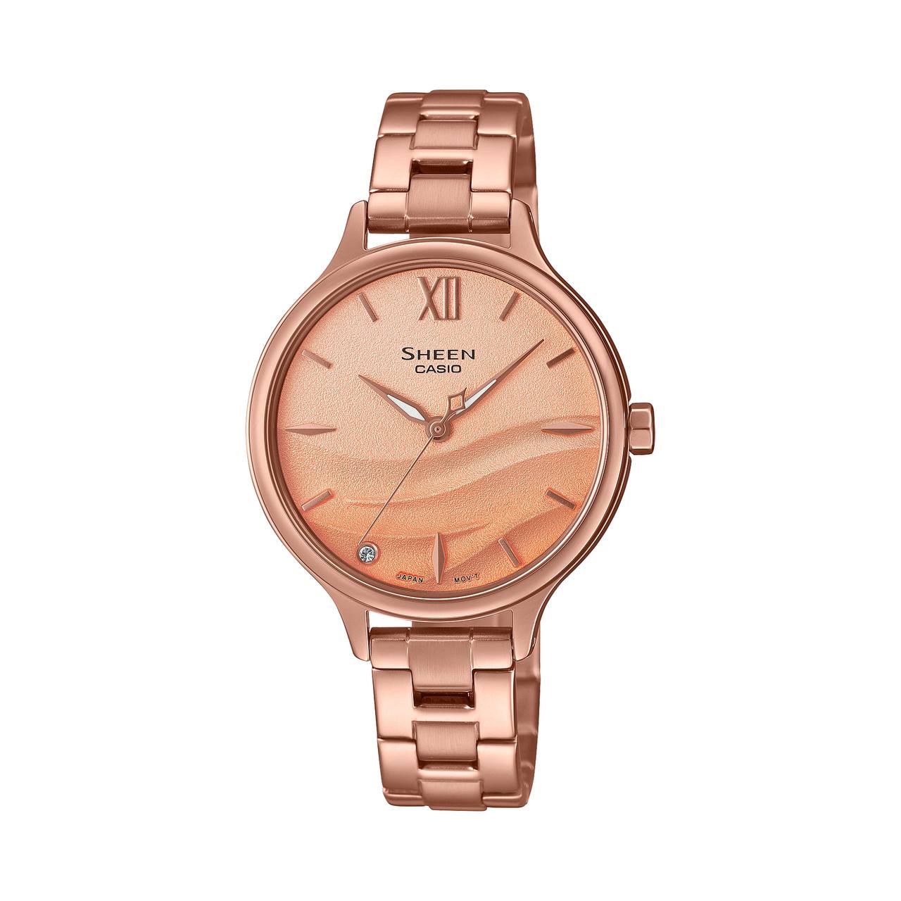 ساعت مچی زنانه شین کاسیو مدل SHEEN SHE-4550PG-4AUDF