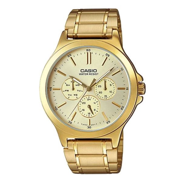 ساعت مچی مردانه کاسیو مدل CASIO MTP-V300G-9AUDF