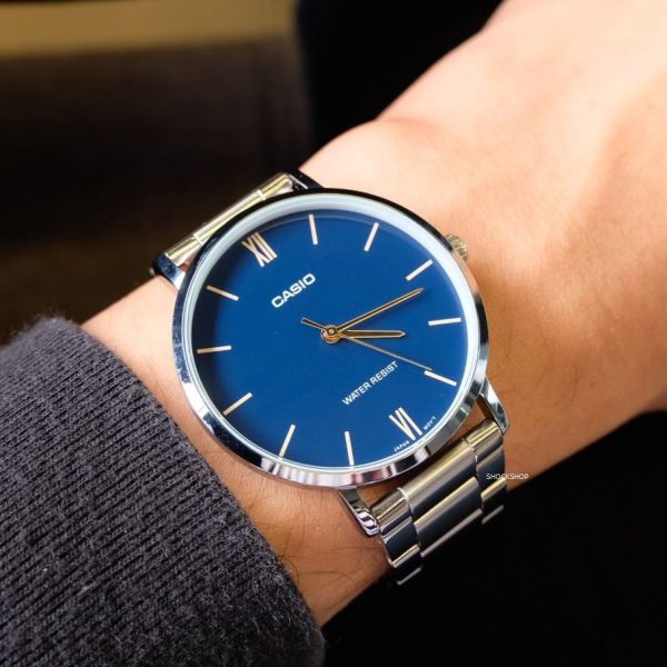 ساعت مچی مردانه کاسیو مدل CASIO-MTP-VT01D-2B