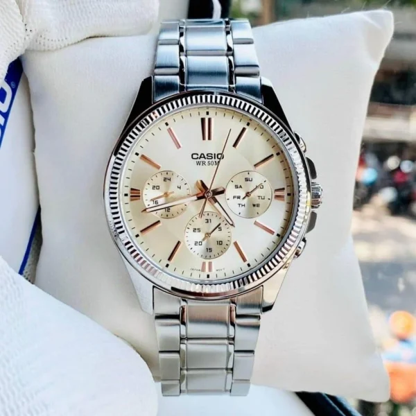 ساعت مچی مردانه کاسیو مدل CASIO-MTP-1375D-7A2