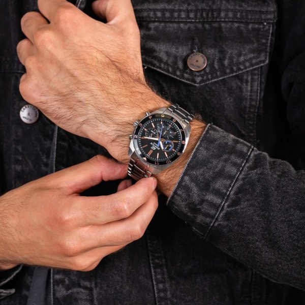 ساعت مچی مردانه EDIFICE کاسیو مدل CASIO-EFV-590D-1A