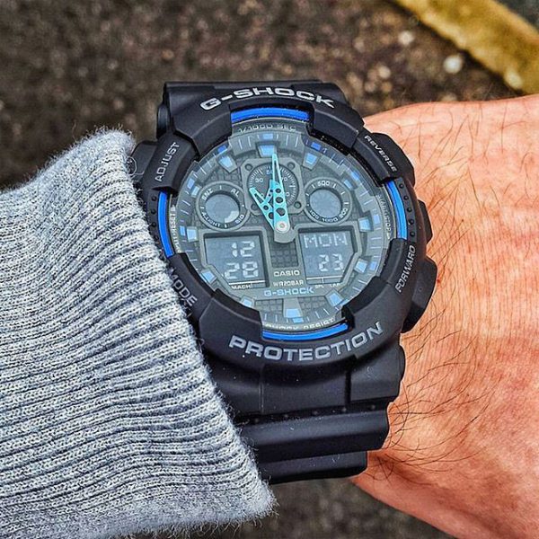 ساعت مچی مردانه G-SHOCK کاسیو مدل CASIO-GA-100-1A2