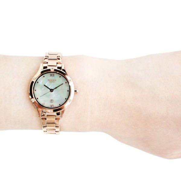 ساعت مچی زنانه SHEEN مدل CASIO SHE-4546PG-3A