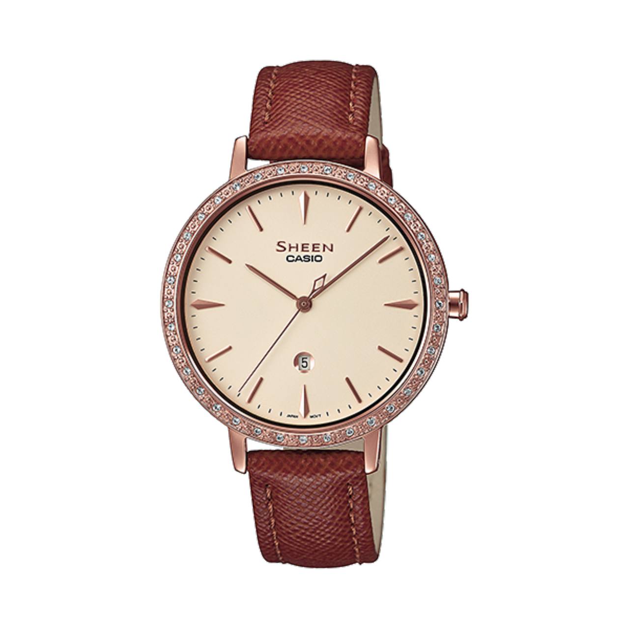 ساعت مچی زنانه شین کاسیو مدل SHEEN SHE-4535YGL-9AUDF