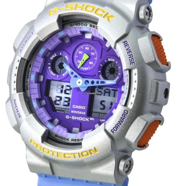 ساعت مچی اسپرت جی شاک کاسیو مدل G-SHOCK GA-100EU-8A2DR