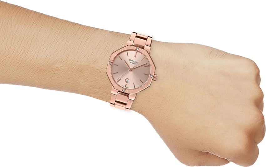 ساعت مچی زنانه Sheen مدل CASIO SHE-4543PG-4AUDF