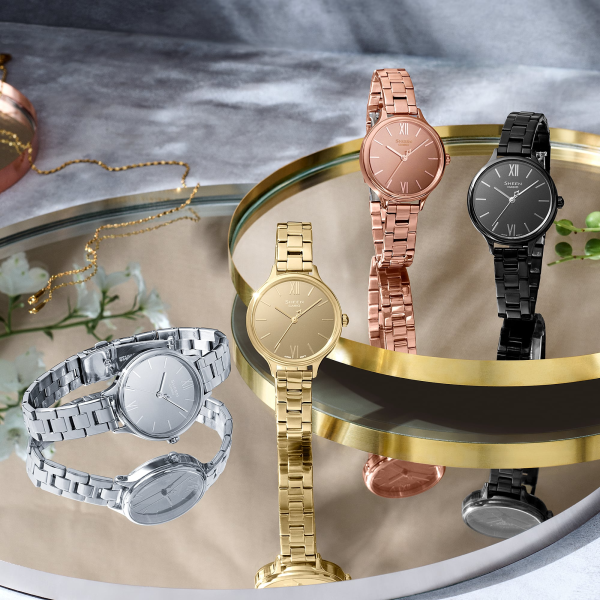 ساعت مچی زنانه SHEEN مدل SHE-4560BD-1AUDF