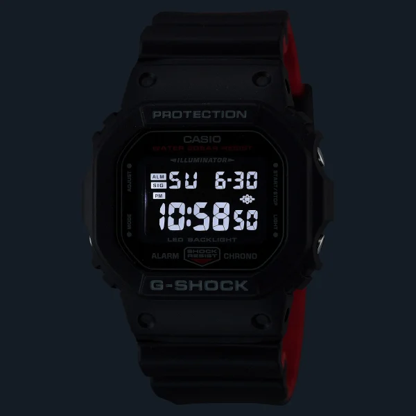 ساعت مچی اسپرت جی شاک کاسیو مدل G-SHOCK DW-5600UHR-1DR