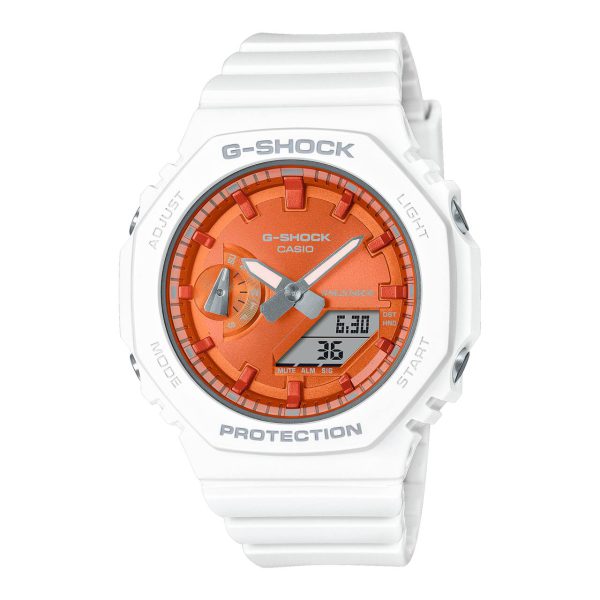 ساعت مچی زنانه جی شاک کاسیو مدل G-SHOCK GMA-S2100WS-7ADR