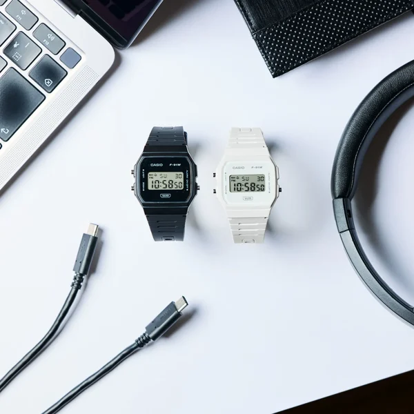 ساعت مچی وینتیج کاسیو مدل CASIO F-91WB-7ADF