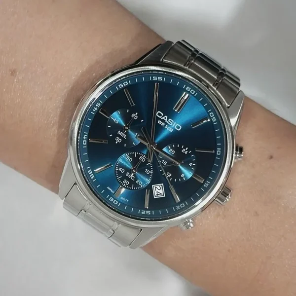 ساعت مچی مردانه کاسیو مدل CASIO MTP-E515D-2A1