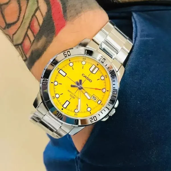 ساعت مچی مردانه کاسیو مدل CASIO MTP-VD01D-9E