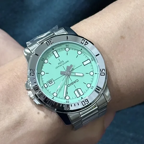 ساعت مچی مردانه کاسیو مدل CASIO MTP-VD01D-3E1