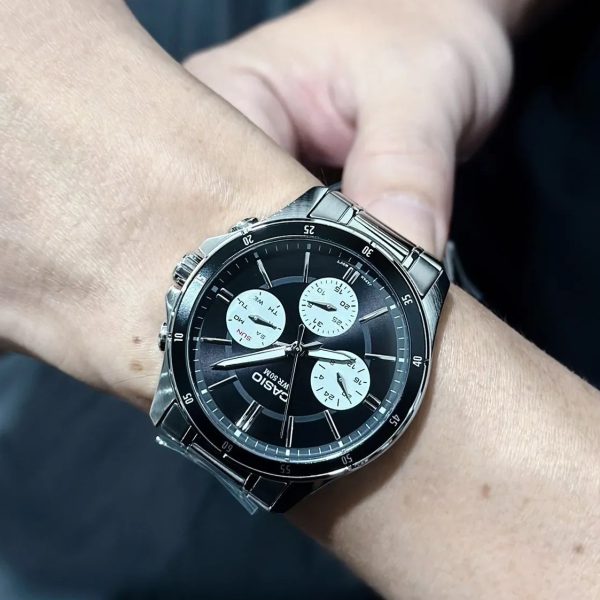 ساعت مچی مردانه کاسیو مدل CASIO MTP-1374D-1A3VDF