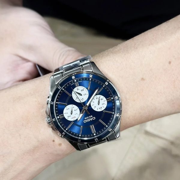 ساعت مچی مردانه کاسیو مدل CASIO MTP-1374D-2A3VDF