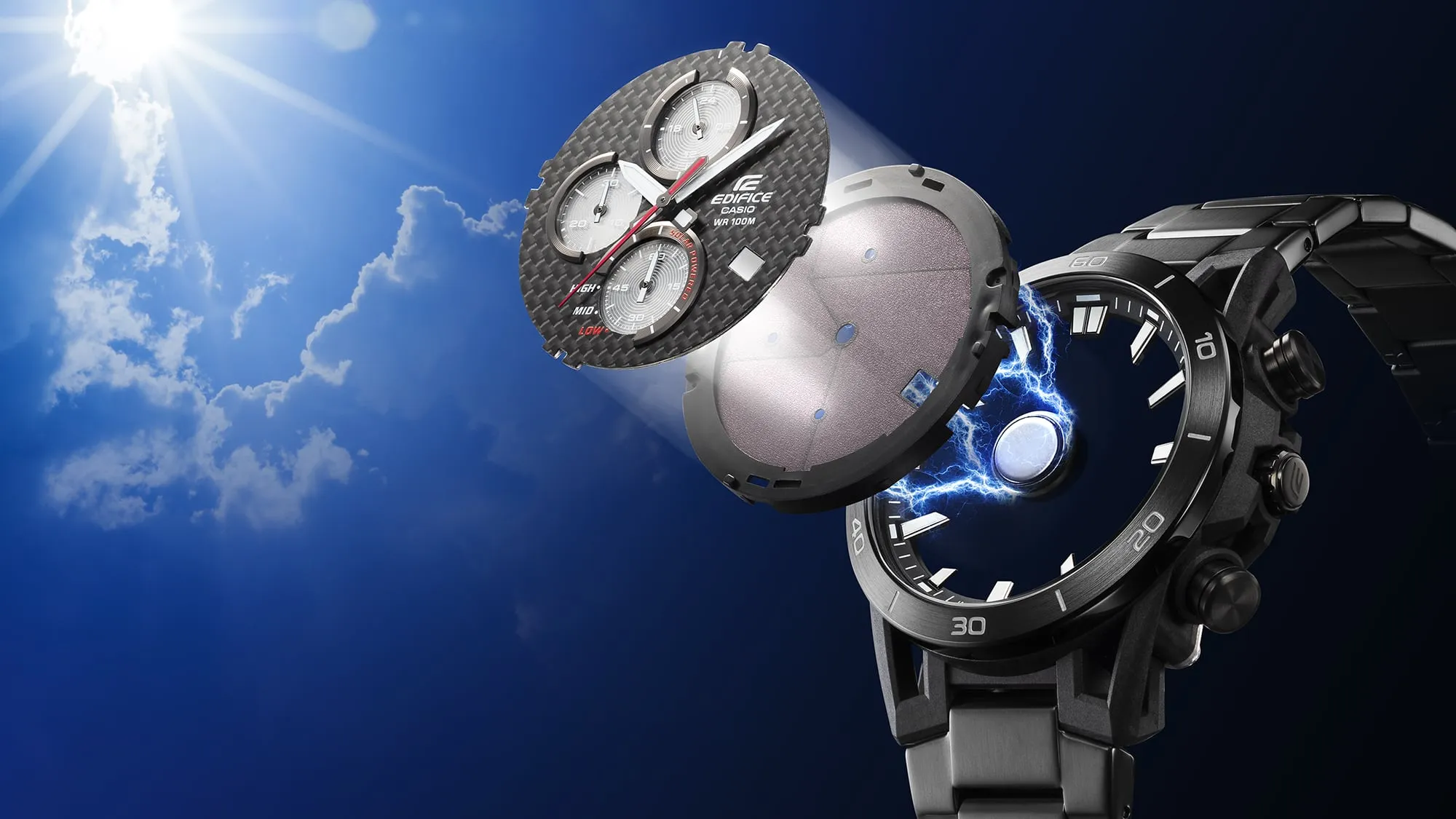 ساعت مچی مردانه ادیفایس کاسیو مدل EDIFICE EQS-960D-1AVUDF