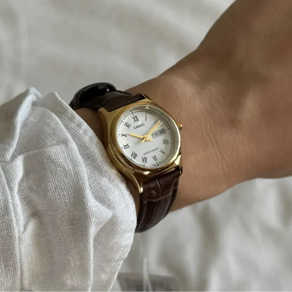 ساعت کاسیو زنانه مدل LTP-V006GL-7BUDF