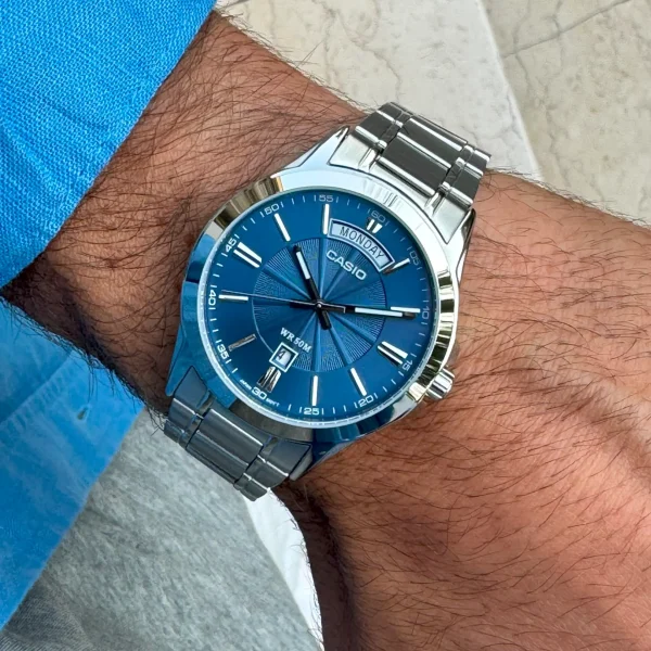 ساعت کاسیو مردانه مدل MTP-1381D-2AVDF