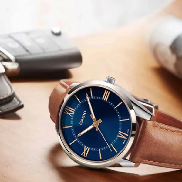 ساعت کاسیو مردانه مدل MTP-V005L-2B5
