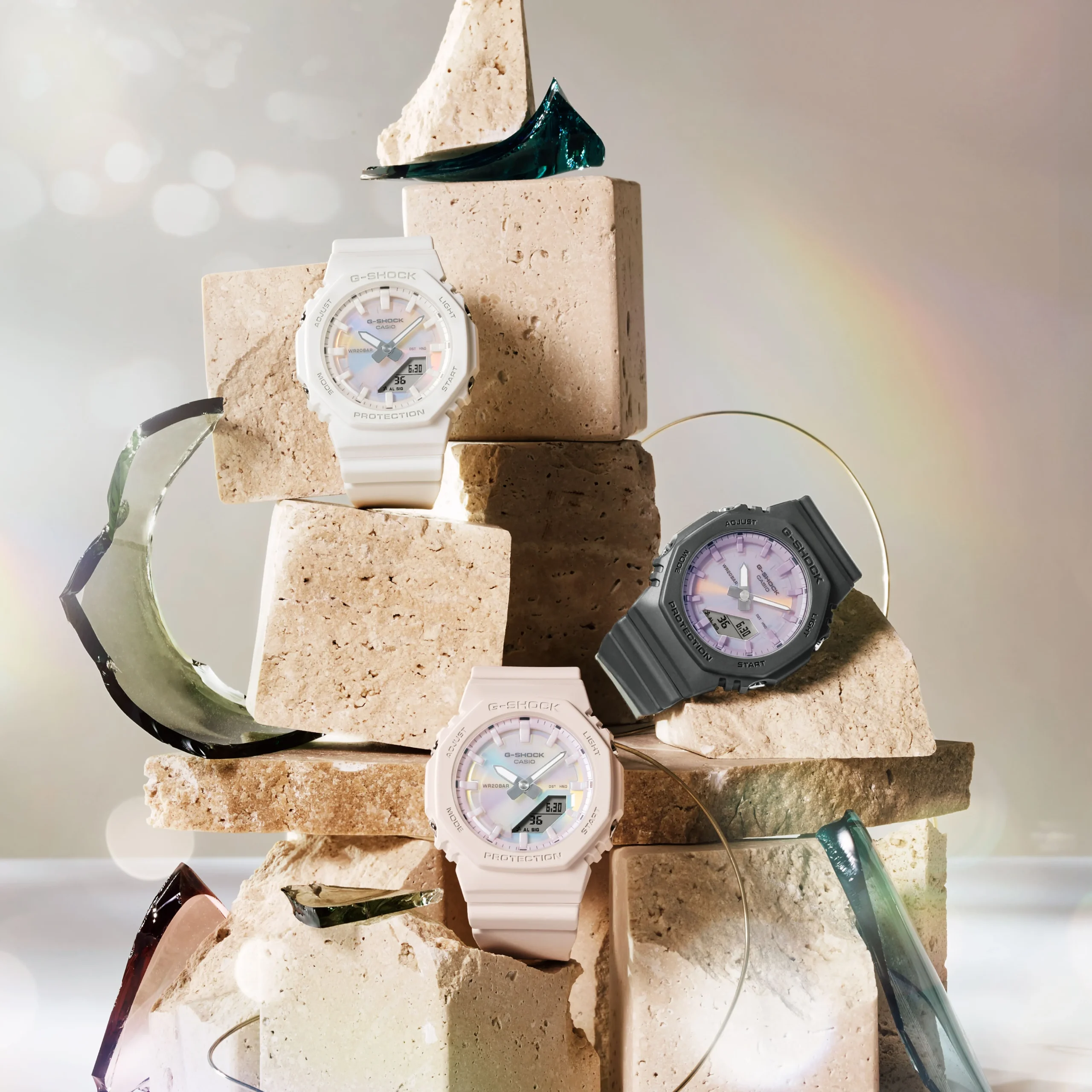 ساعت زنانه کاسیو جی شاک مدل GMA-P2100PC-1ADR